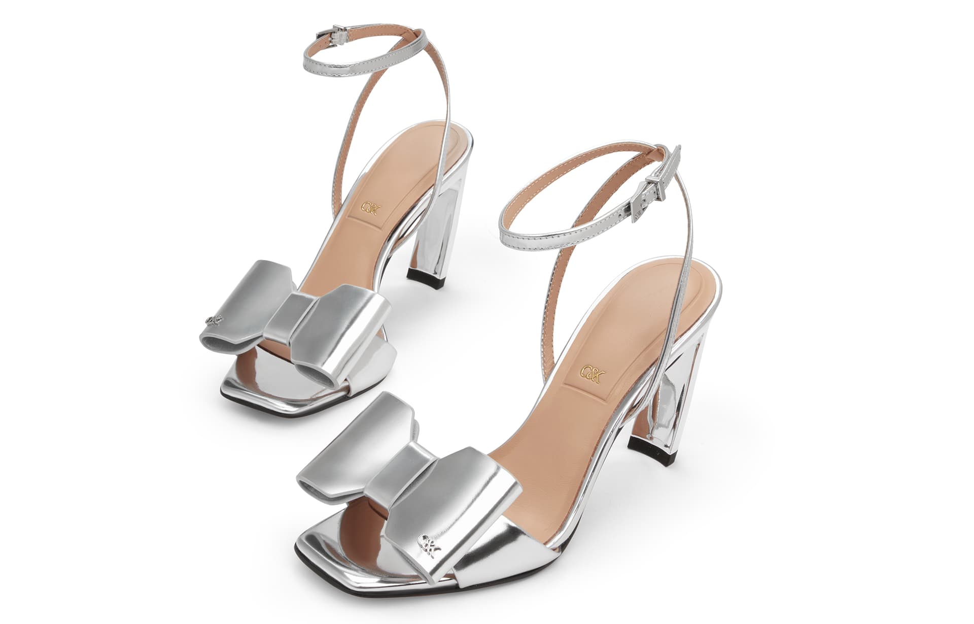 Шлёпанцы CHARLESKEITH ck 9.1cm Silver - изображение 3