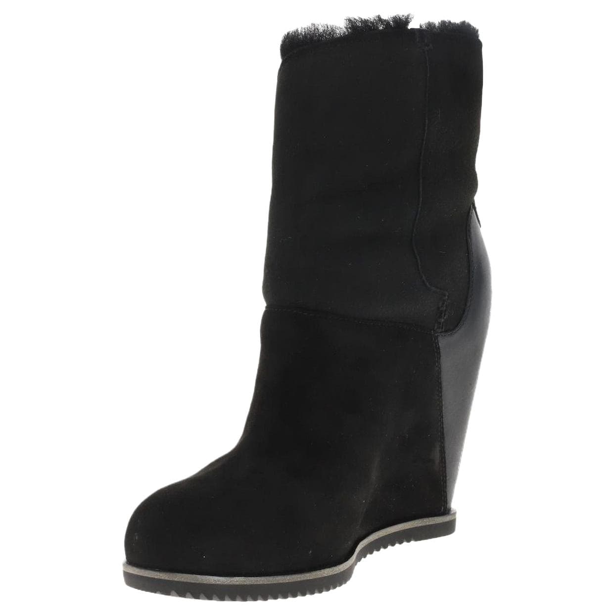 Сапоги UGG Australia Женские ботильоны из искусственной замши черные - изображение 4