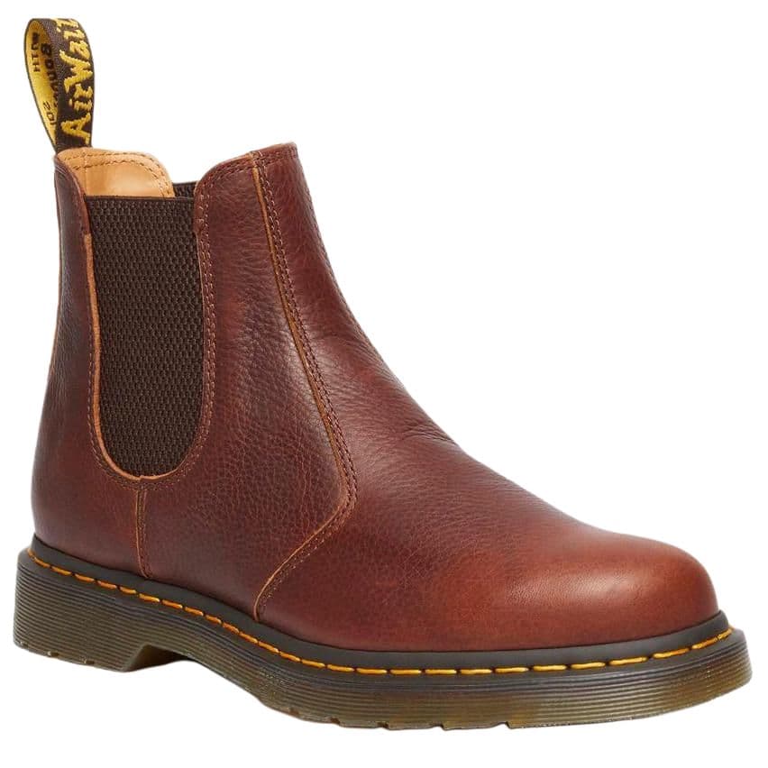 Ботинки челси Dr.Martens 2976 Кожа Короткий Челси Унисекс Коричневый - изображение 3
