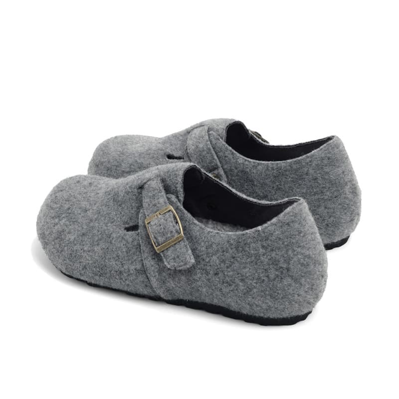 Сандалии CENTRAL KITTY TR Синтетическая кожа Birkenstock стиль обувь 4CM унисекс светлый серый - изображение 3