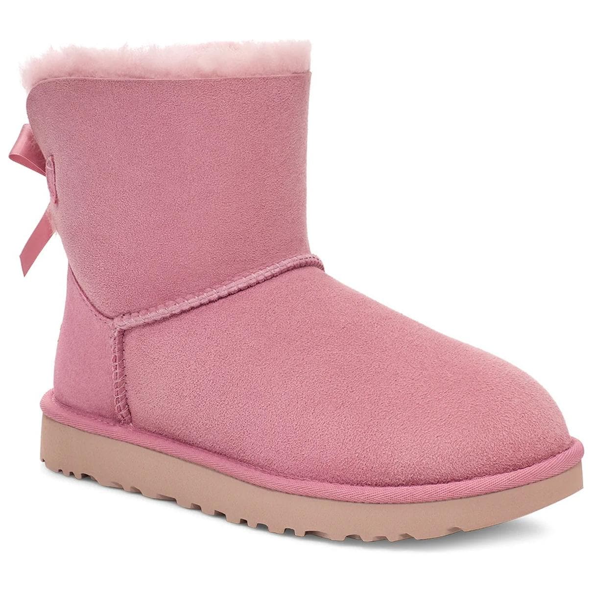 Ботинки зимние UGG Короткие Снежные Ботинки Женские Розовые - изображение 3