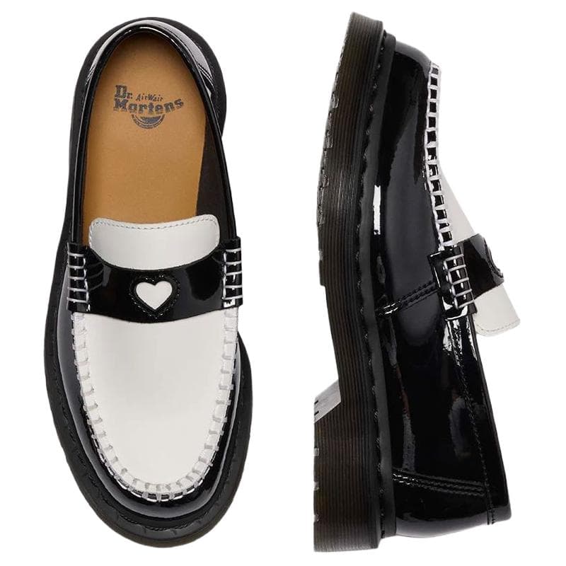 Лоферы Dr.Martens PENTON Сердце Лакированная кожа Лоферы Женские Черный - изображение 5