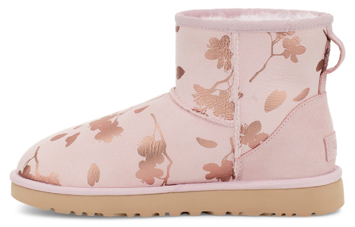 Ботинки зимние UGG Classic Mini Floral Foil - изображение 1