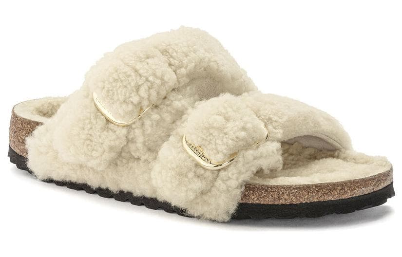 Сандалии Birkenstock Слипоны Бежевые Женские - изображение 2