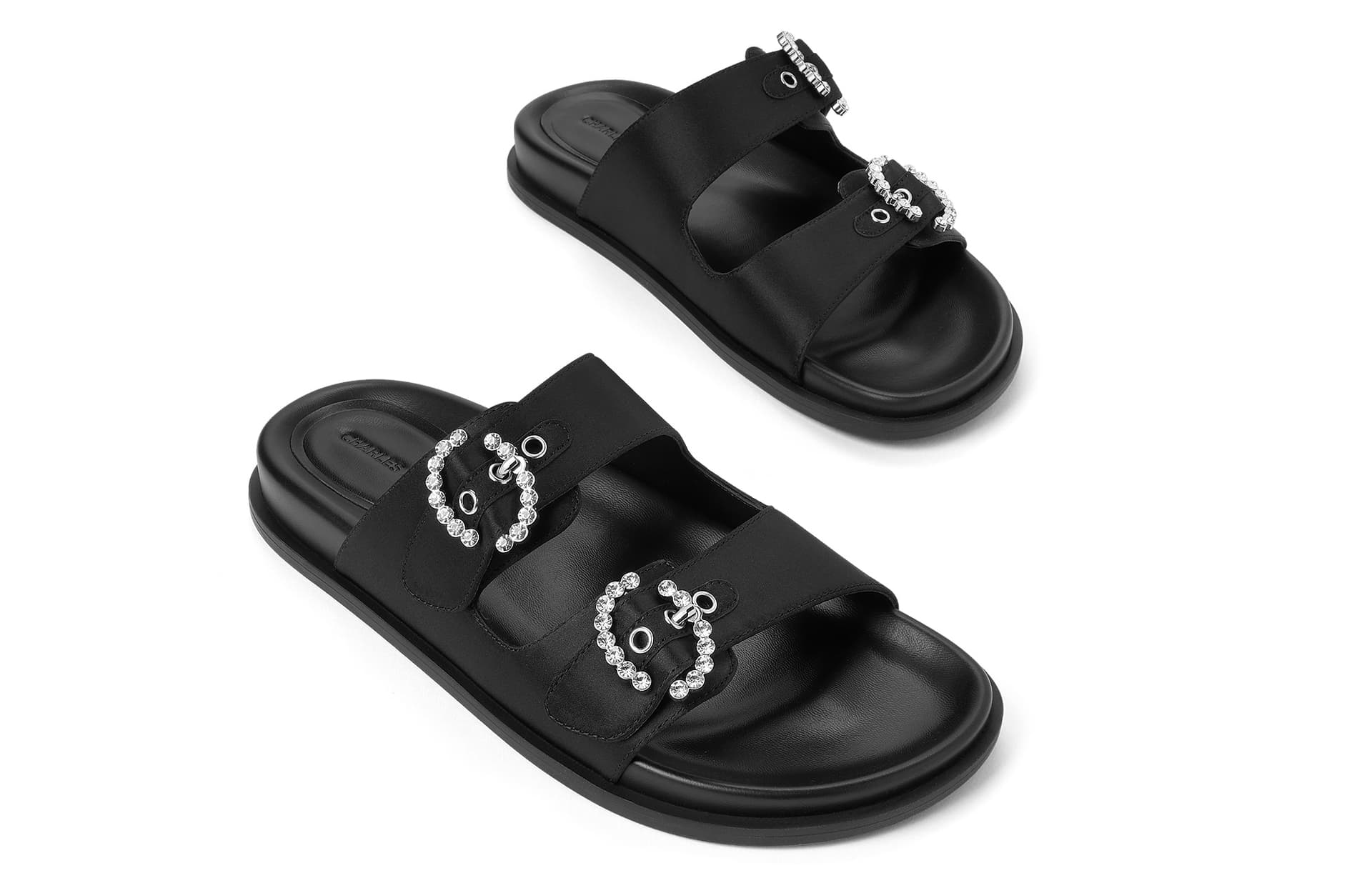 Сандалии CHARLESKEITH SilverBLACK TEXTURED - изображение 3