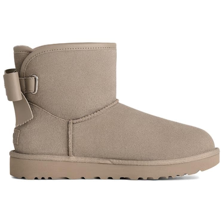 Ботинки зимние UGG Ultra Mini Bailey Bow Pebble Grey - изображение 2