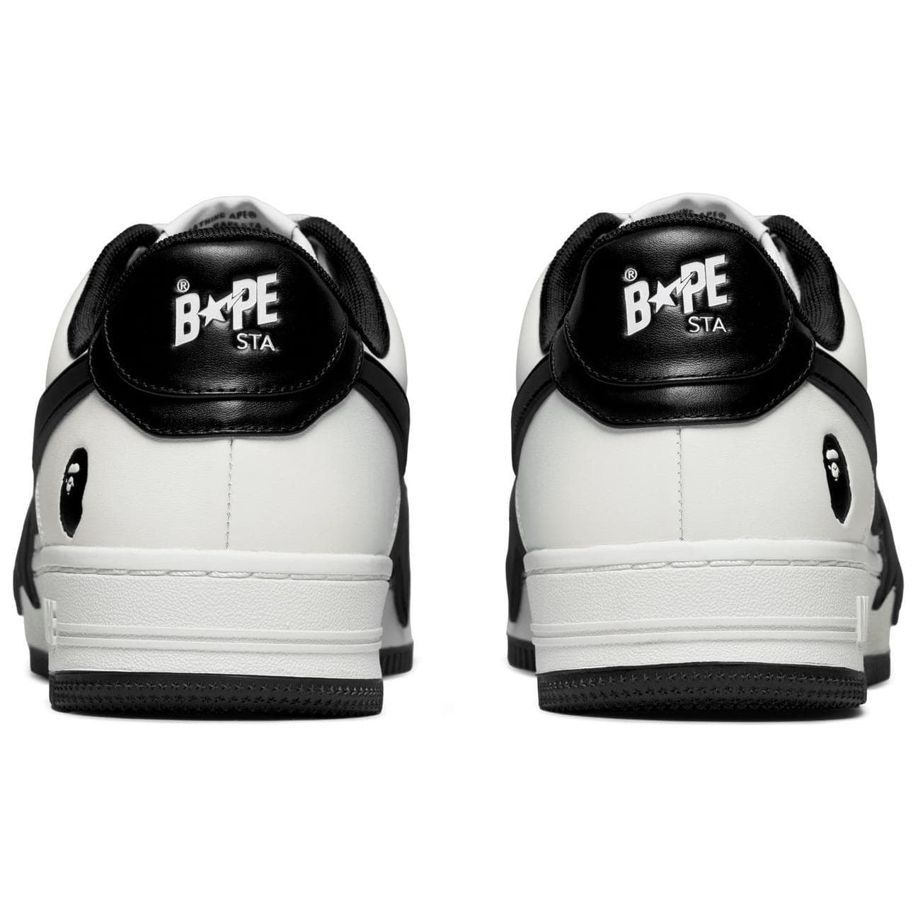 Кроссовки A BATHING APE Коровья кожа Low Топ Скейтборд Обувь Женские - изображение 4