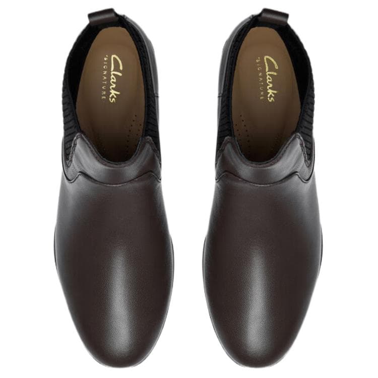 Ботинки челси Clarks Routee25 Up Короткий Челси 2,5 см Женский Коричневый - изображение 3