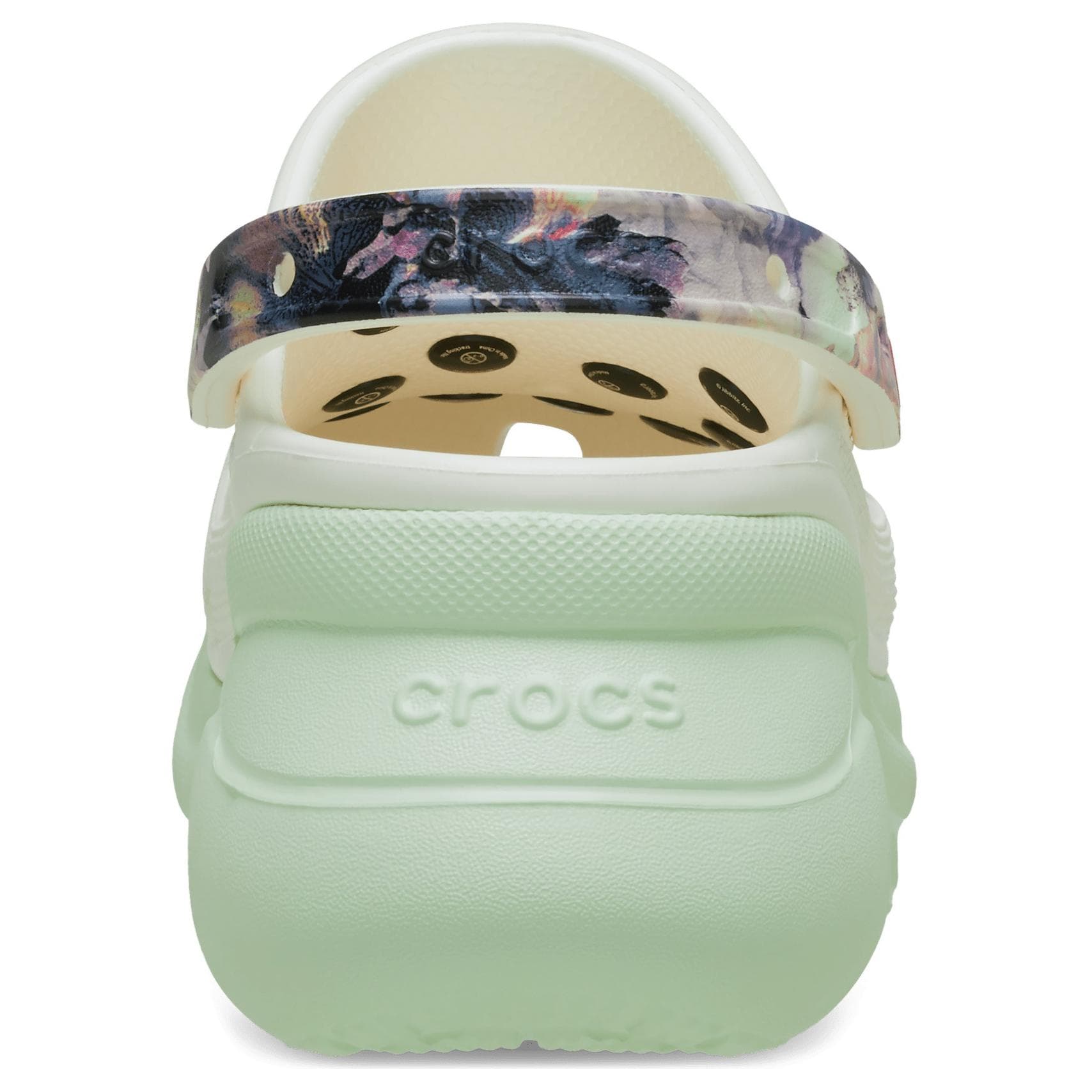 Сабо Crocs Bay Wildflower Clog ЭВА Сабо Резиновые Женские Белые Зеленые - изображение 5