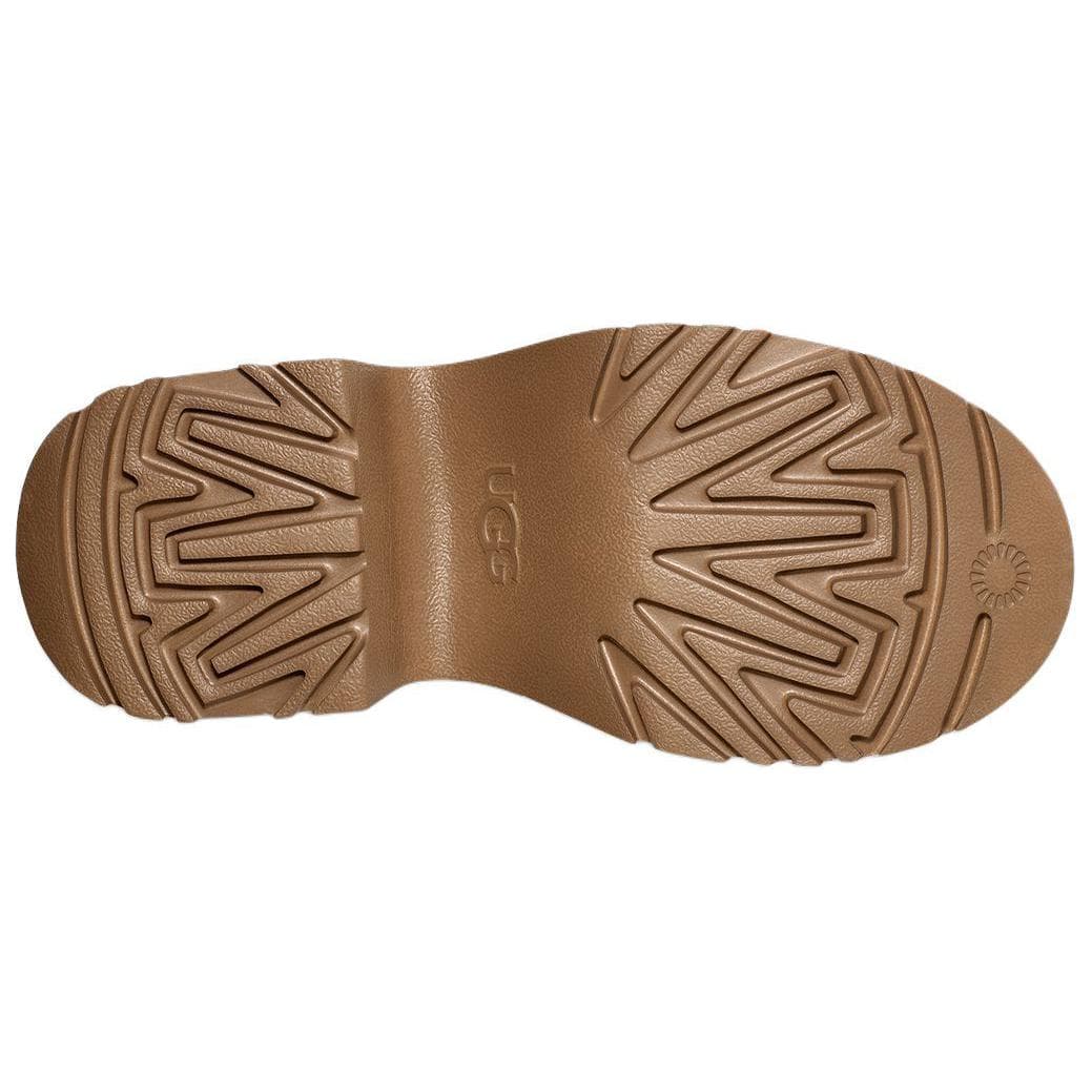 Ботинки зимние UGG Корова Спилок С флисовой подкладкой Молния Круглый носок Короткий Снекер Женские Каштановый - изображение 6