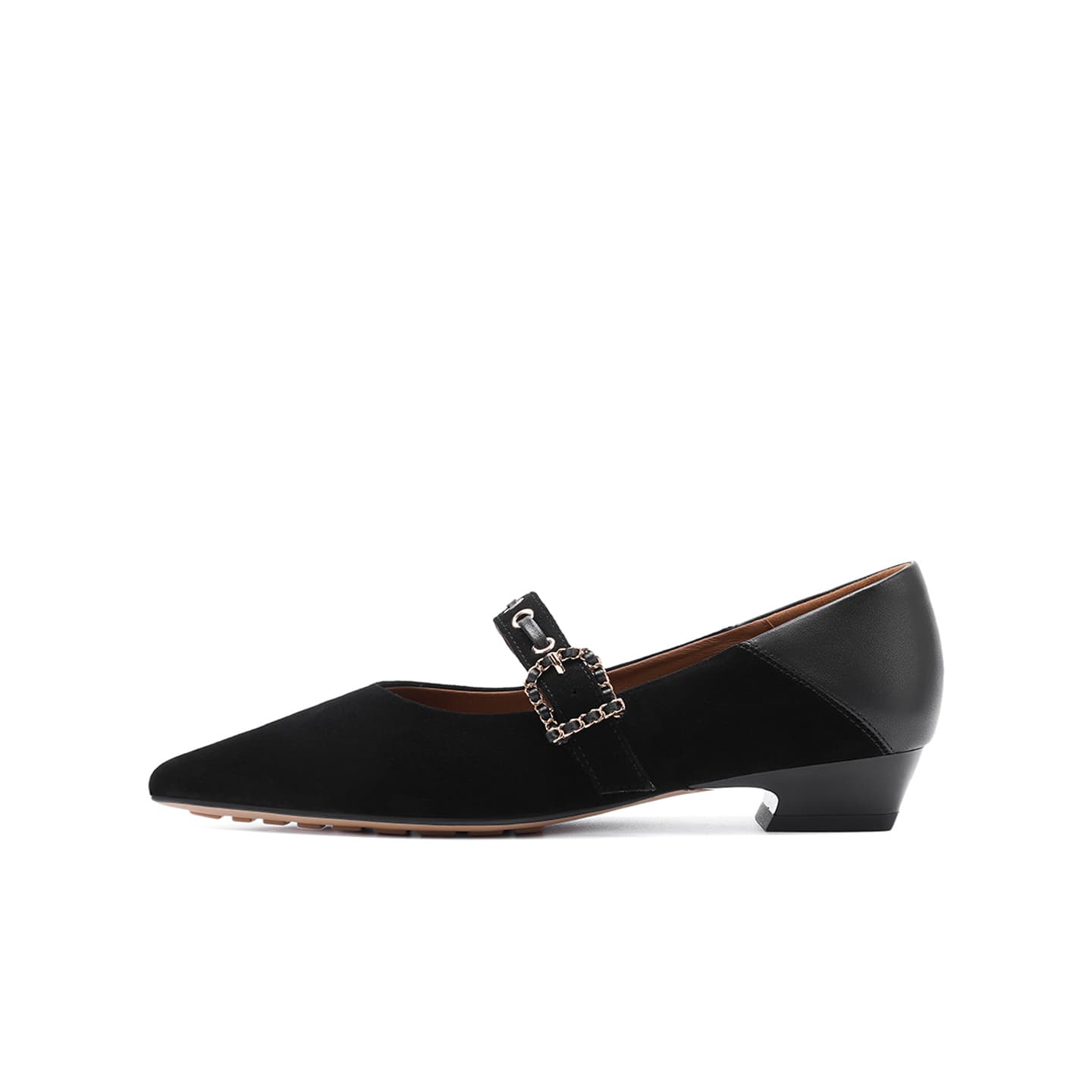 HARSON Mary Jane Shoes Black Sheepskin Women's - изображение 1