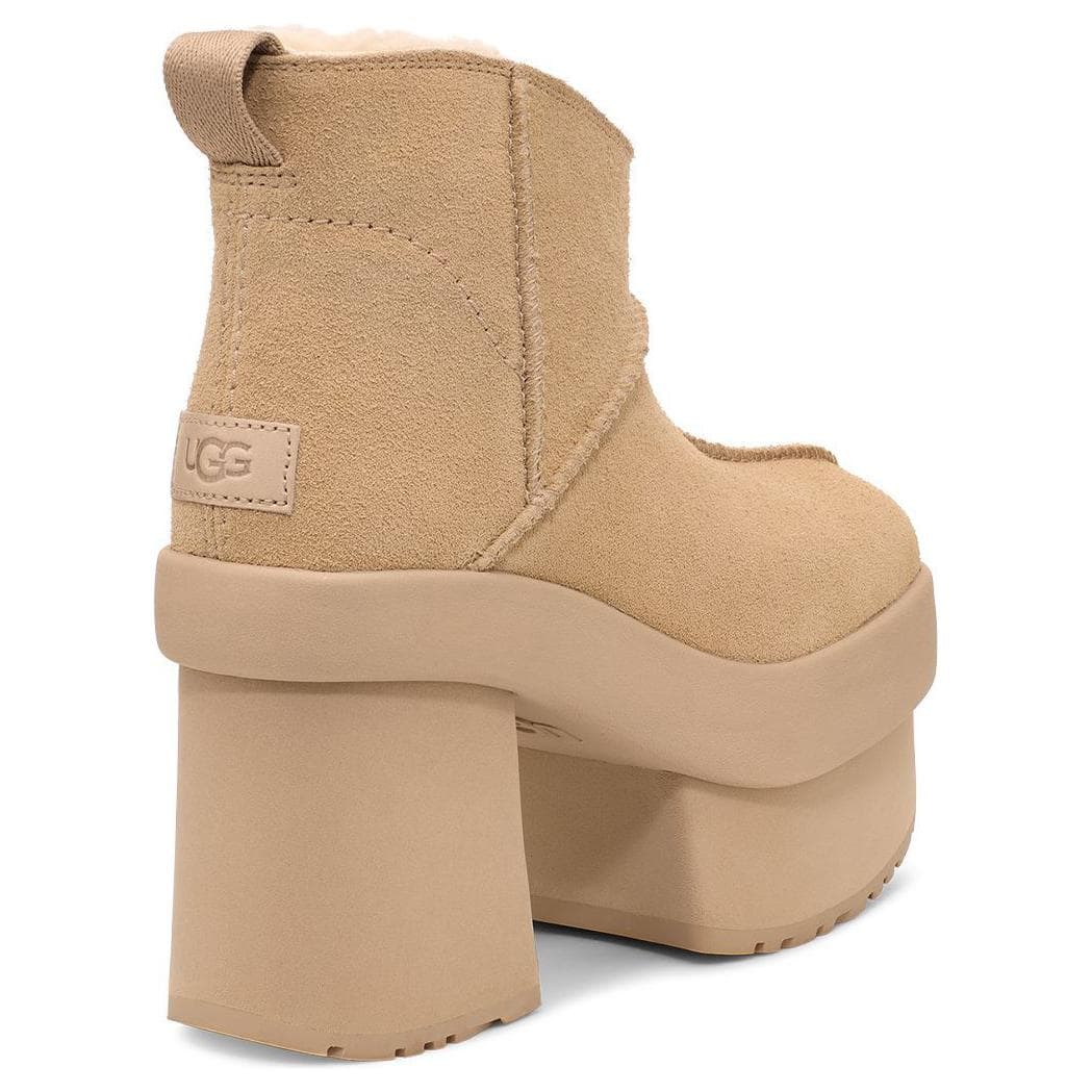 Сапоги UGG Корова Спилок Удобные Ботильоны Женские Горчичный - изображение 4
