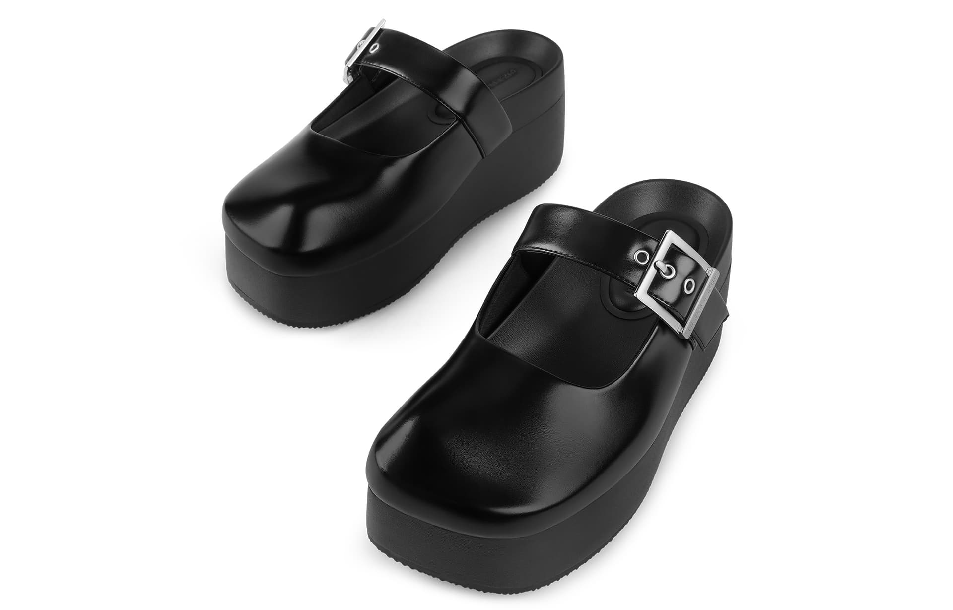 Сандалии CHARLESKEITH ck PU 6cm ChalkBlack - изображение 3