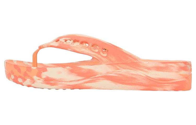 Шлёпанцы Crocs Baya Platform marbled filp - изображение 1
