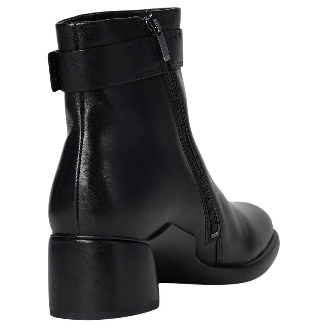 Сапоги Ecco Sculpted Luxery 35 Кожа Ботильоны 3,5см Женские Черные - изображение 4