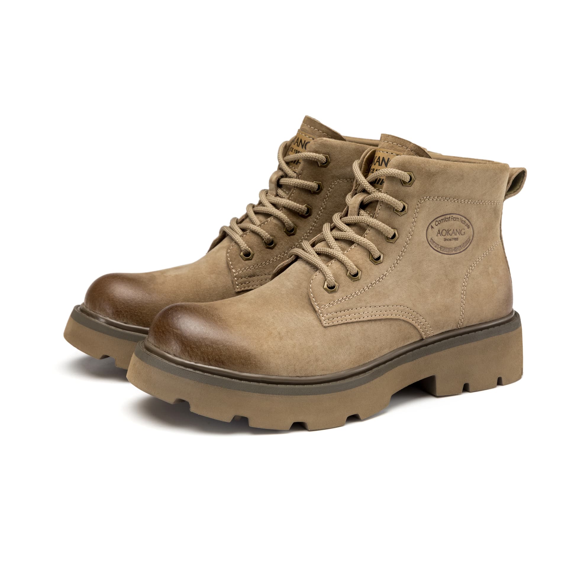 Ботинки AOKANG Martin Boots Khaki - изображение 3