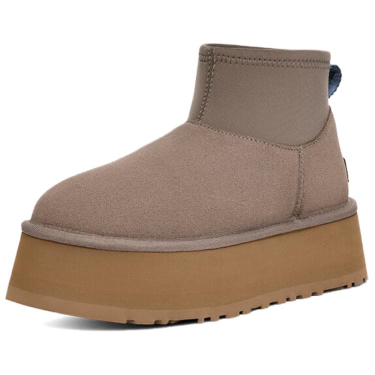 Ботинки зимние UGG Short Boots Grey Brown - изображение 3