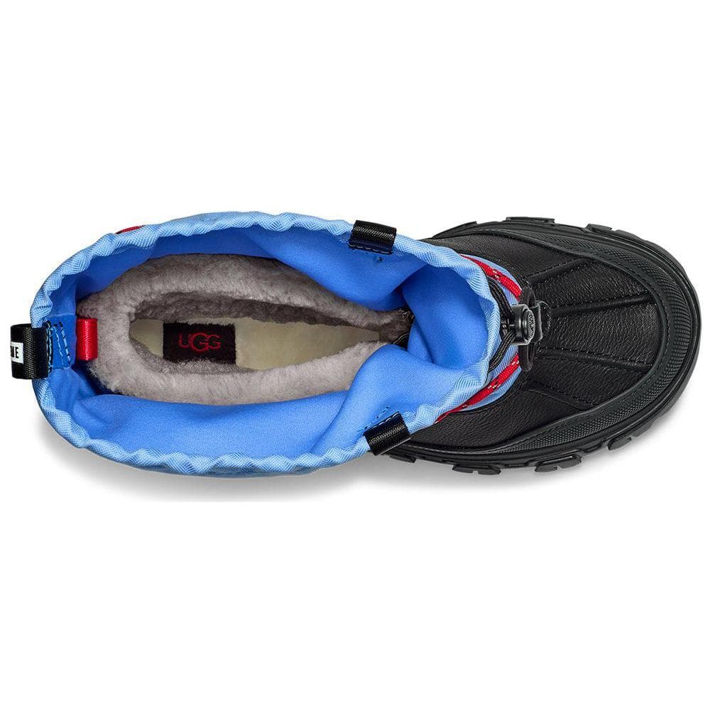 Ботинки уличные UGG Коровья кожа Короткий Аутдор Женский Небесный Далёкий Чёрный - изображение 7