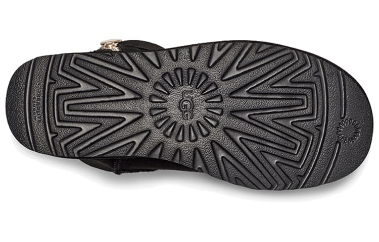 Ботинки зимние UGG Bailey Zip Mini Black - изображение 6