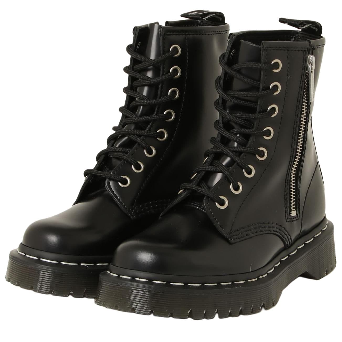 Ботинки Dr.Martens 1460 Минималистичная мода Короткие армейские ботинки 3,5 см Унисекс Черный - изображение 3
