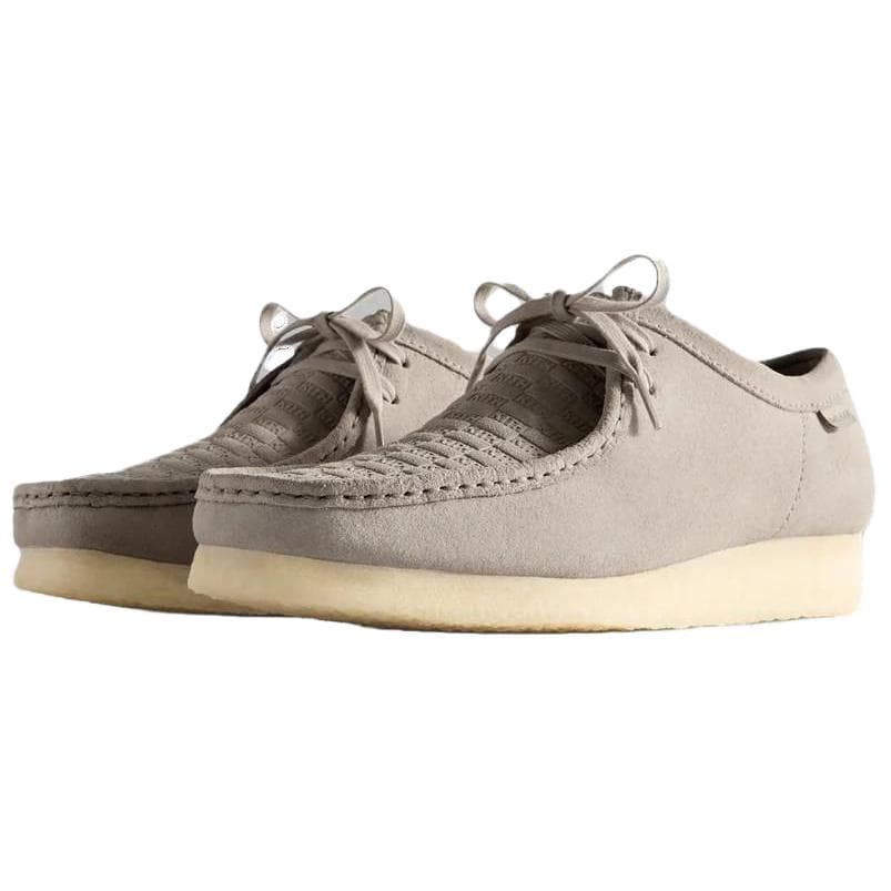 Кроссовки Kith x Clarks Originals WALLABEE Низкие кеды Повседневная обувь Унисекс Светло-серый - изображение 3
