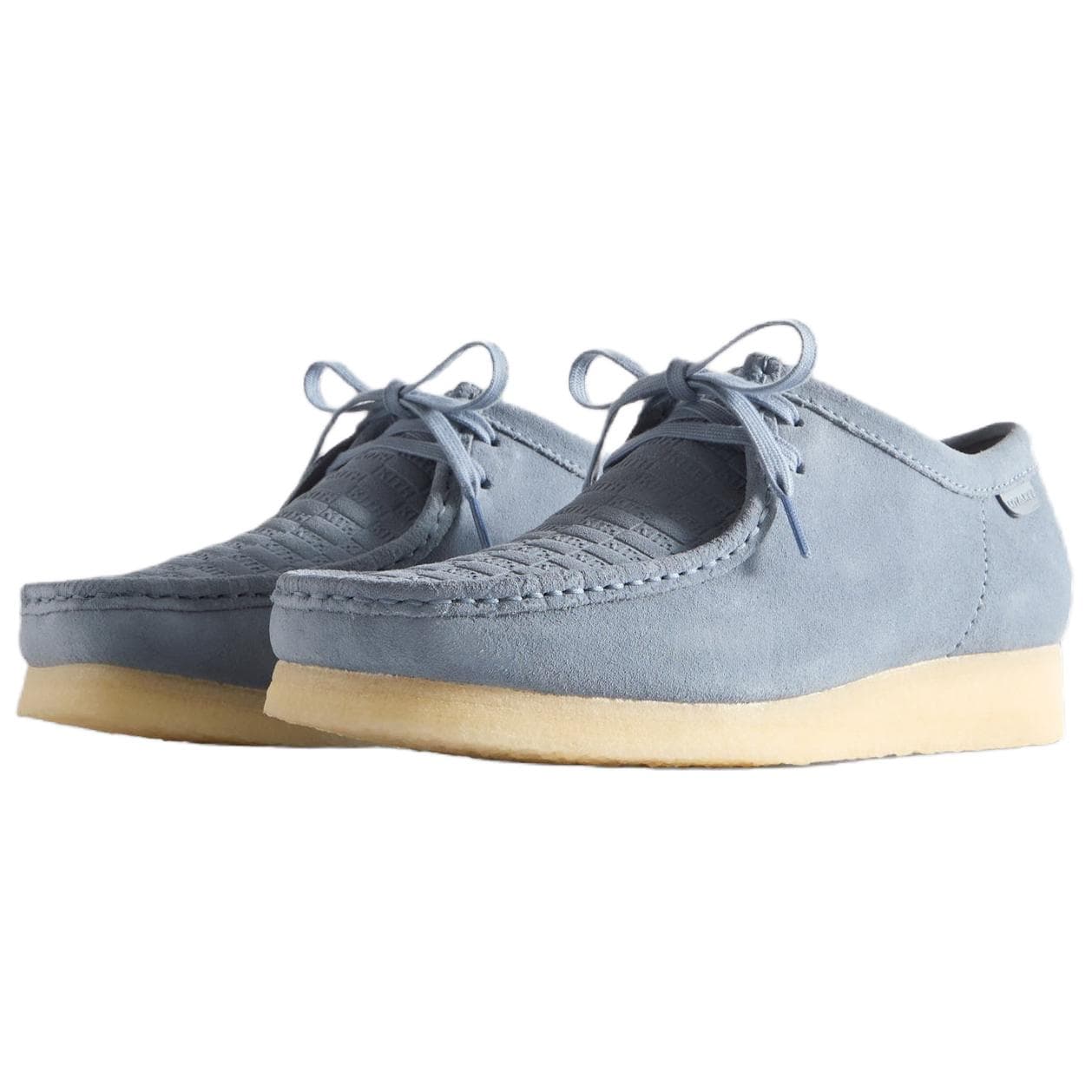 Кроссовки Kith x Clarks Originals WALLABEE Устойчивая к истиранию Низкая Повседневная Обувь Унисекс Синяя - изображение 3