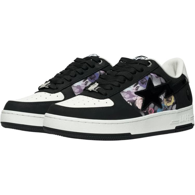 Кроссовки A BATHING APE STA Устойчивая к истиранию Легкая Низкая Обувь для Скейтбординга Унисекс Черная - изображение 2