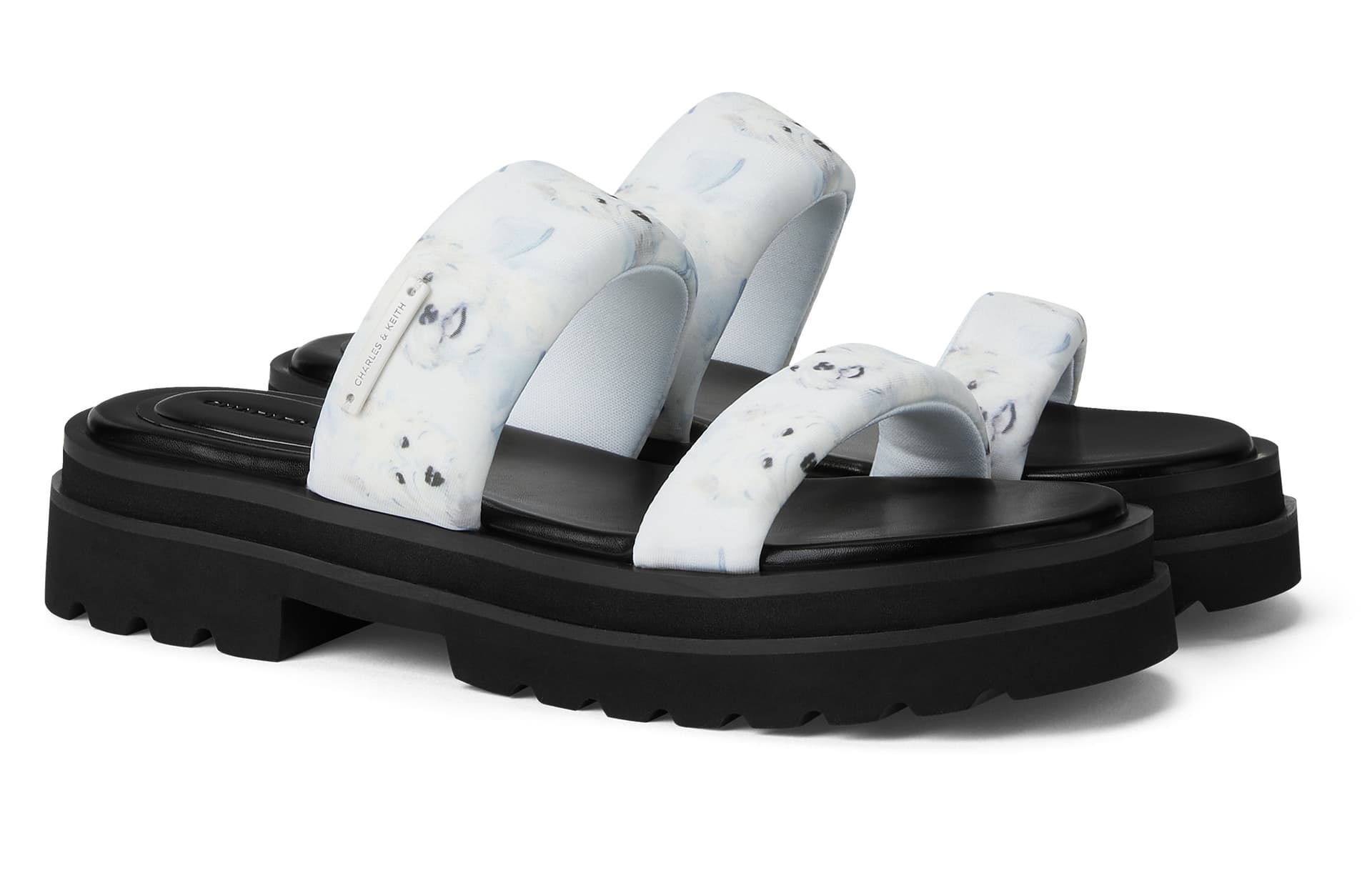 Сандалии CHARLESKEITH ck PU EVA 4.2cm TaupeLight BlueBlack - изображение 2
