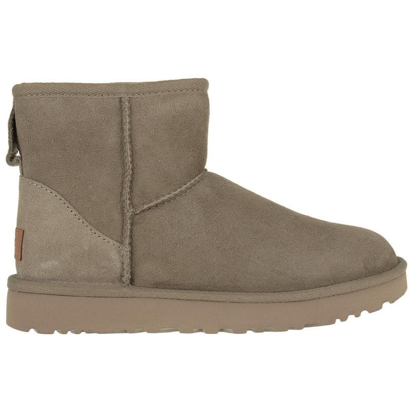 Ботинки зимние UGG противоскользящие короткие сноубутсы женские коричневые - изображение 2