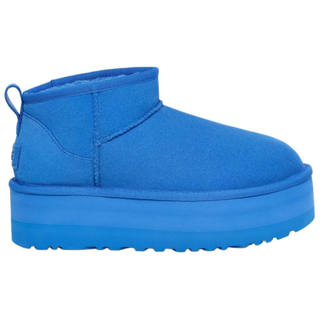 Ботинки зимние UGG Корова Спилок С флисовой подкладкой термический круглый носок Короткий снегокат Женские Синий - изображение 2