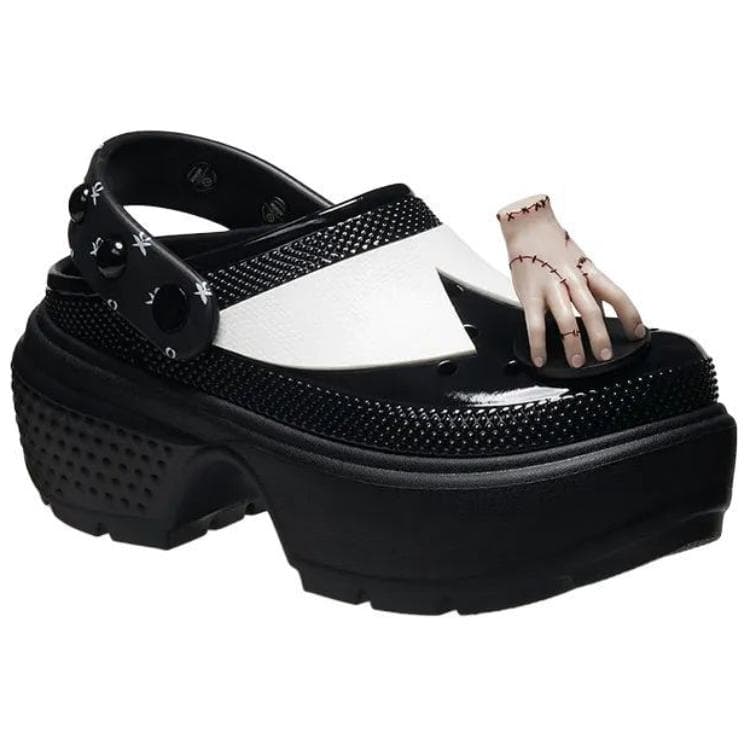 Сабо Crocs x Wednesday Stomp Sabo Женские Черные - изображение 3