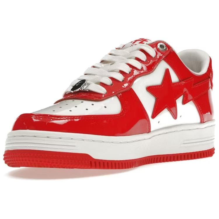 Кроссовки A BATHING APE STA Low Red White - изображение 2