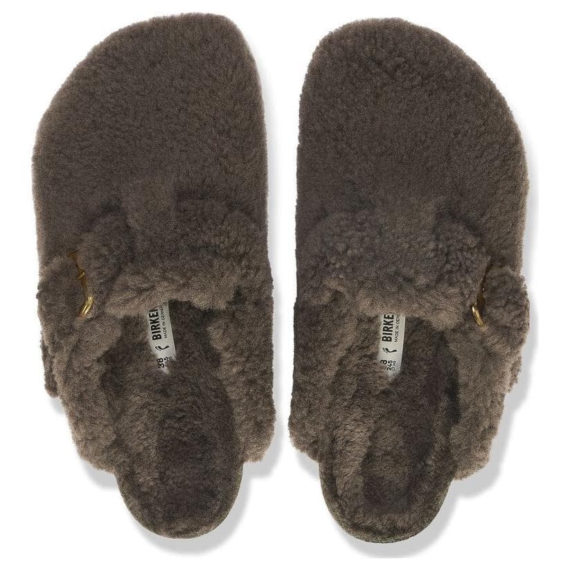 Сандалии Обувь Birkenstock Boston Удобные универсальные противоскользящие тапочки с закрытым носом для женщин коричневый регулярный - изображение 5