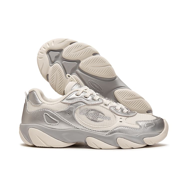 Кроссовки Champion Low Top Crepe Sneakers Женские Серебряный Белый Молочно-Белый - изображение 2