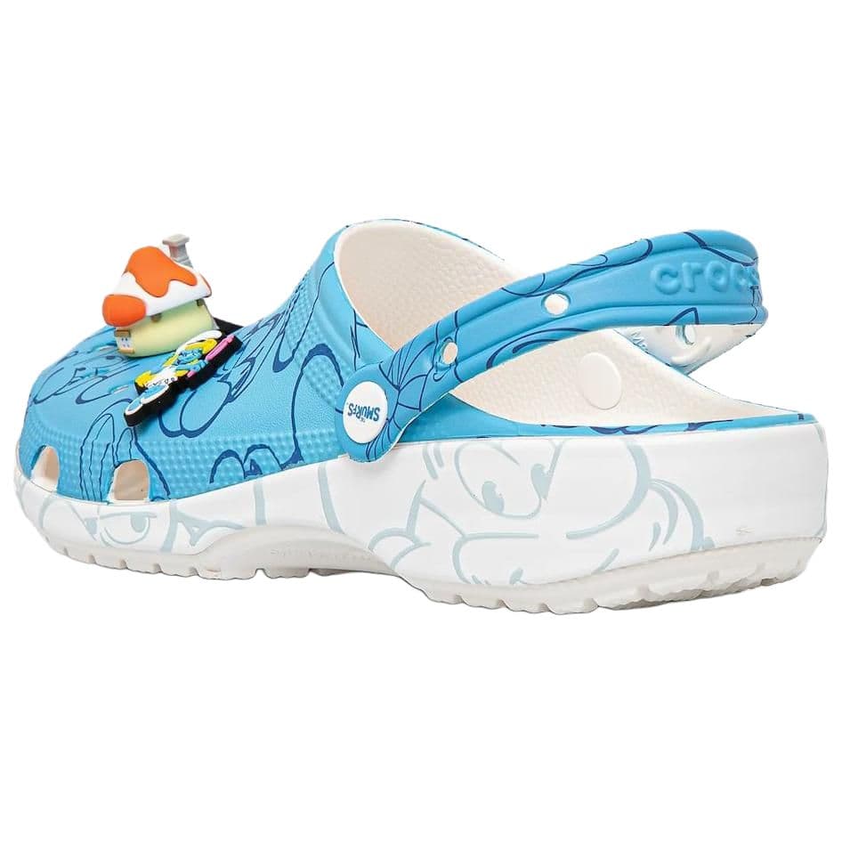 Сабо Crocs Классический SMURFS Sabo Резиновые Унисекс Синие - изображение 3