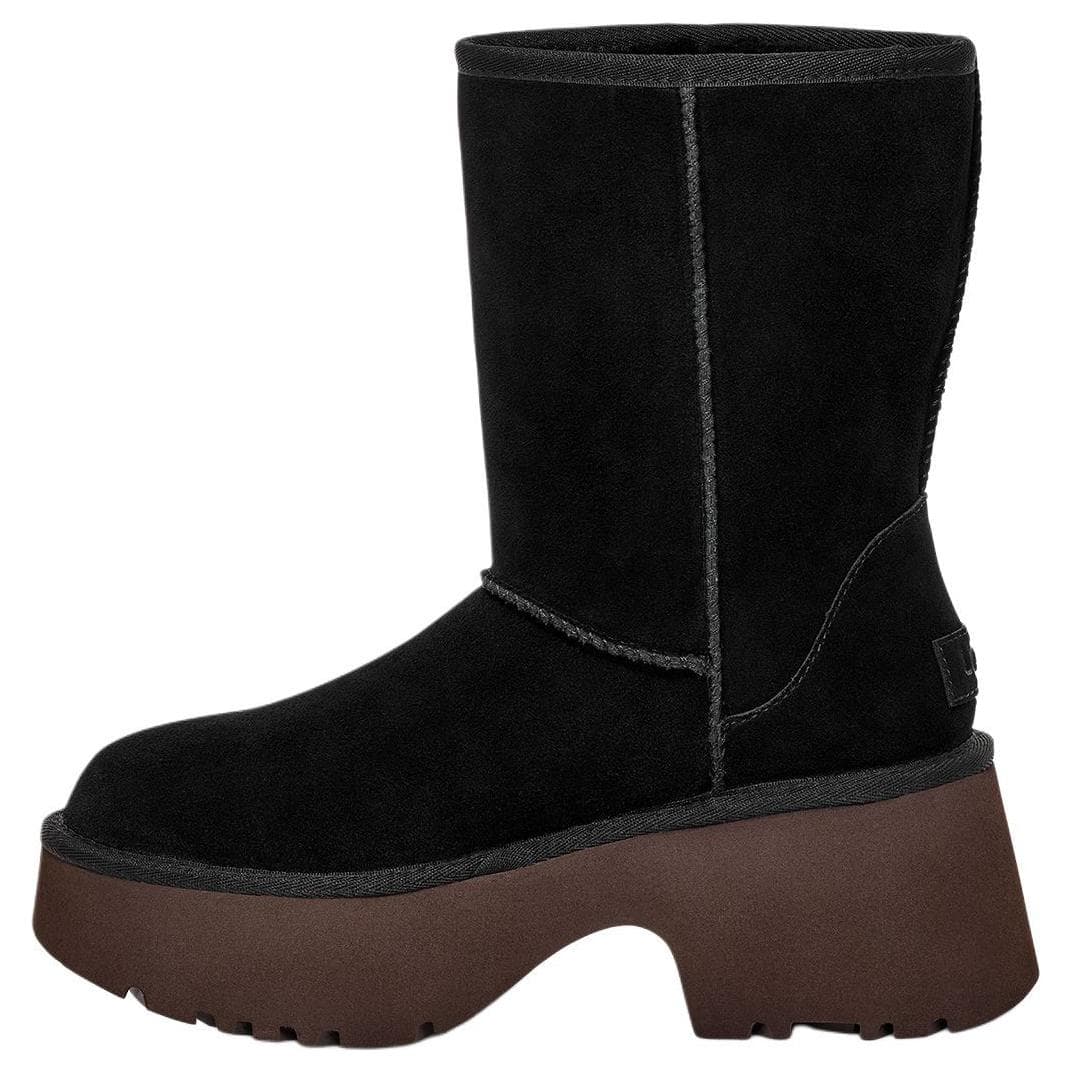 Сапоги UGG Спилок Коровья Кожа Универсальные Ботильоны Женские Черные - изображение 1