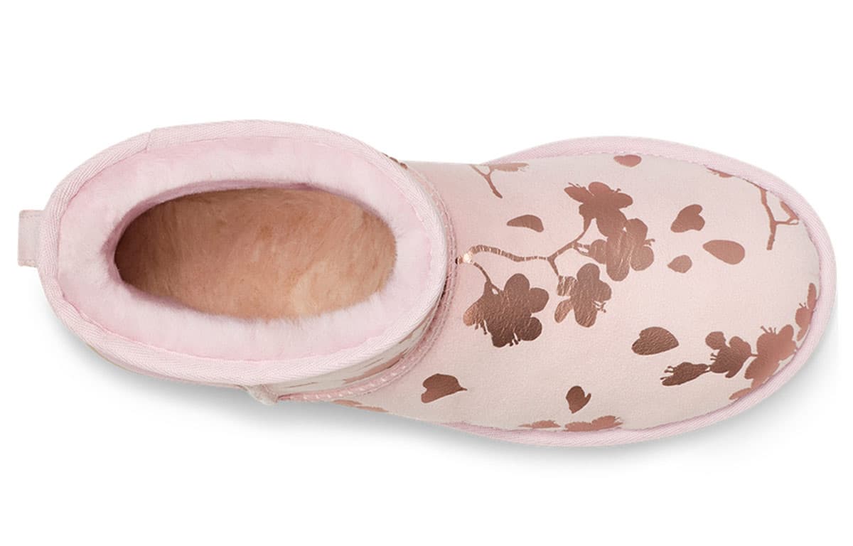 Ботинки зимние UGG Classic Mini Floral Foil - изображение 5