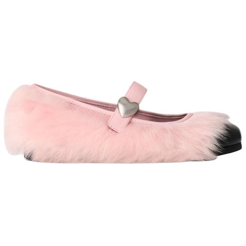 UGG X A MA Maniere X AMBUSH Кожа Туфли Мэри Джейн Женские Розовые - изображение 2