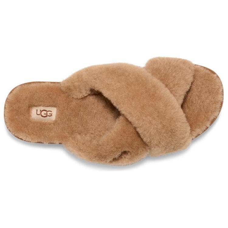 Сандалии UGG противоскользящие шлепанцы женские коричневые - изображение 4