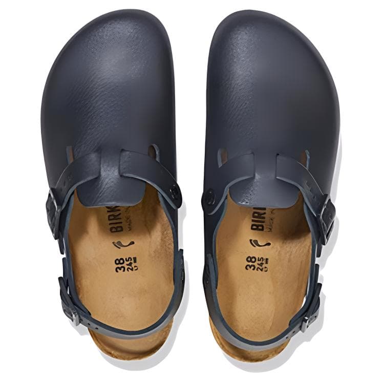 Сандалии Birkenstock Удобные Тихие Домашние Тапочки Унисекс Черные - изображение 4