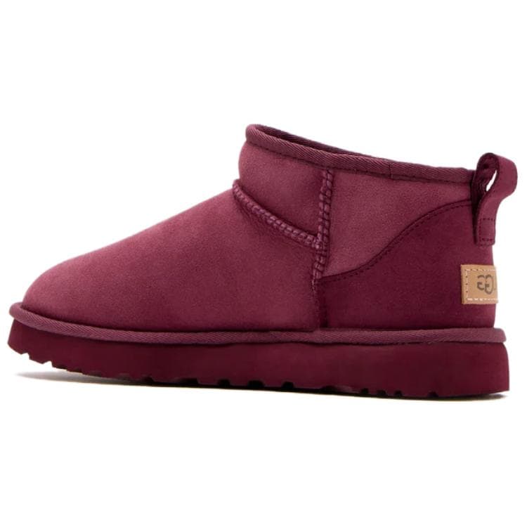 Ботинки зимние UGG CLASSIC ULTRA MINI Зимние ботинки для ног до щиколотки женские фуксия - изображение 1