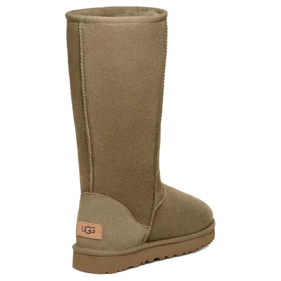 Ботинки зимние UGG CLASSIC TALL II Овчина Термический с флисовой подкладкой Круглый носок Слайд-он Высокие ботинки для снега Женские - изображение 5