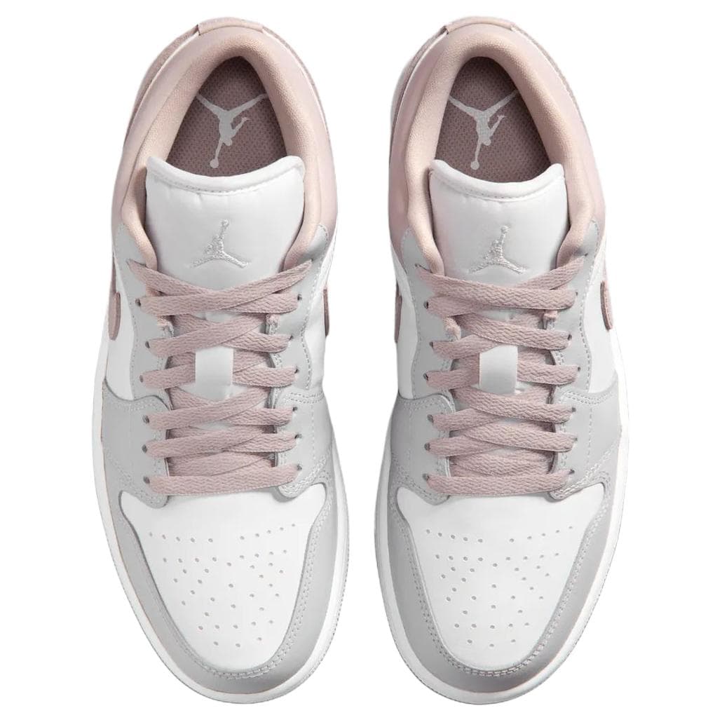 Ретро баскетбольные кроссовки Jordan Air Jordan 1 Амортизация Низкие Баскетбольные Кроссовки Винтажные Женские Розовые Белые - изображение 4