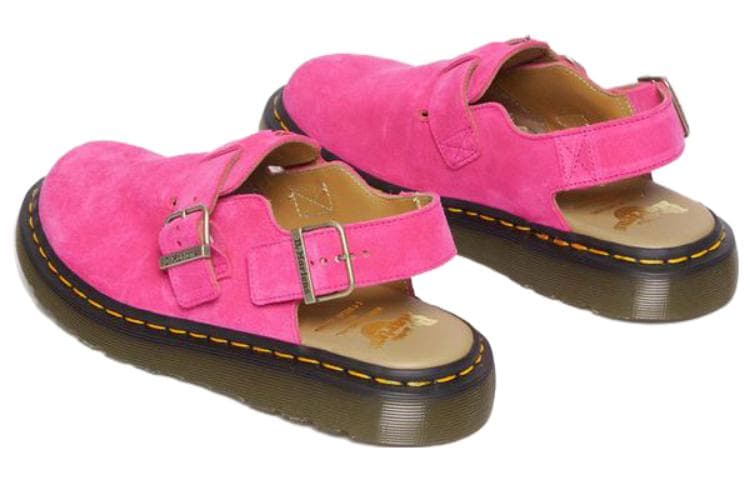 Сандалии Dr.Martens противоскользящие домашние тапочки унисекс розовые - изображение 4