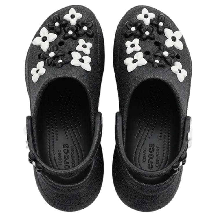Сабо Crocs x SMFK Bae Clog Кит Сабо Резиновые Женские Черные - изображение 3