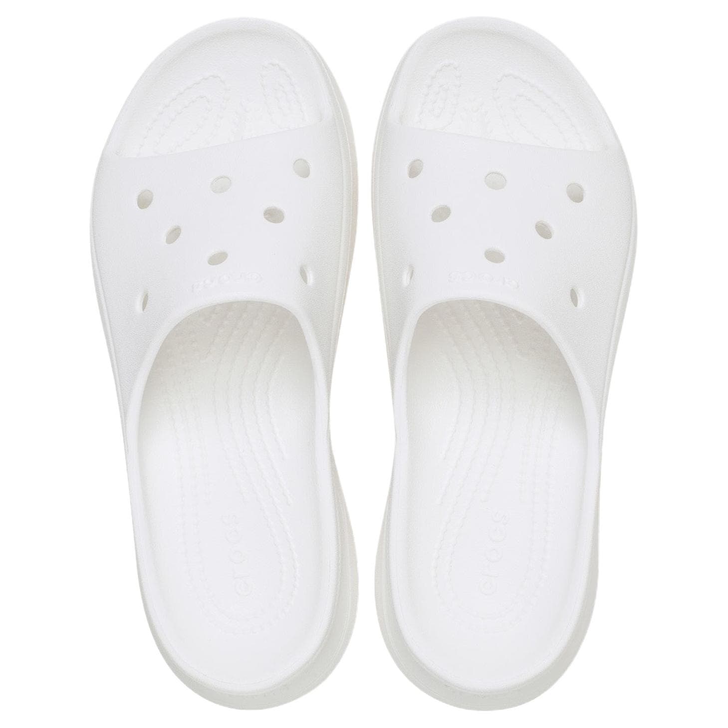 Сандалии Crocs ЭВА Устойчивые к истиранию Шлепанцы Женские Белые - изображение 4