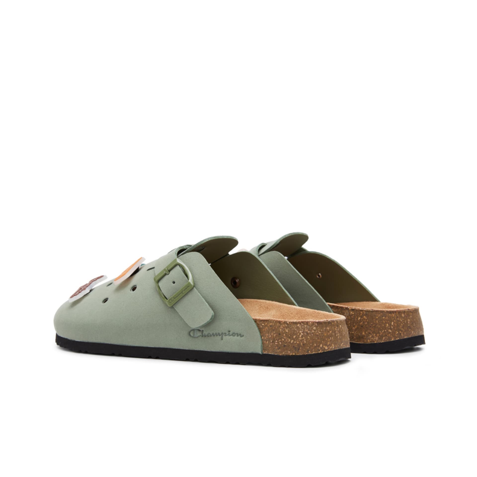 Сандалии Champion Резина Дышащая Обувь Birkenstock Унисекс Темно-оливковый Зеленый - изображение 3
