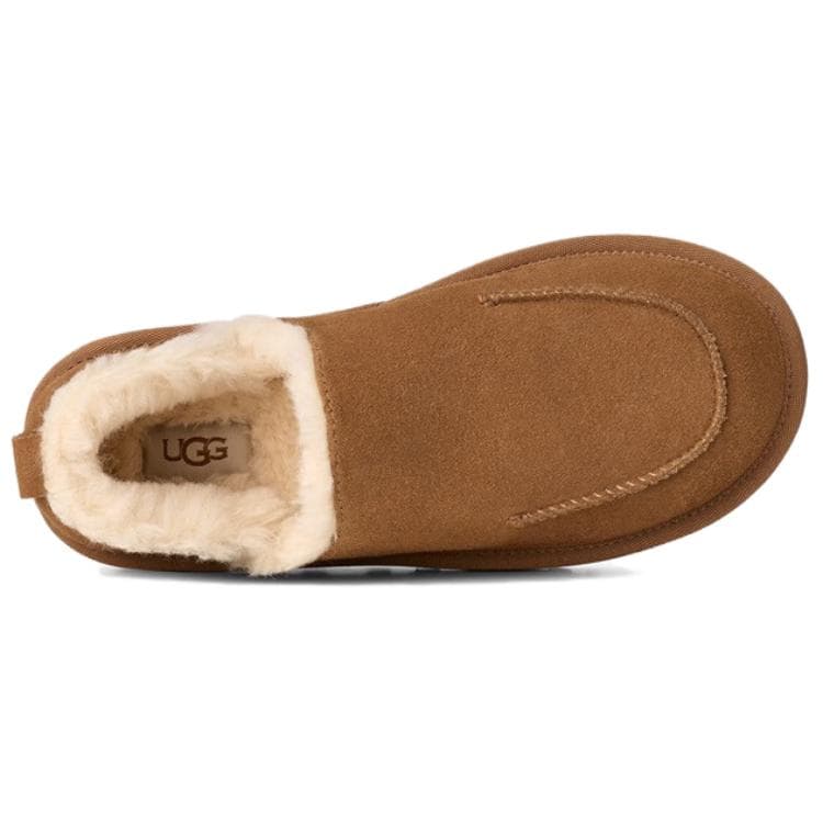 Тапочки UGG Loria Нажатие On Лаконичная мода Повседневная обувь Женская Каштановый - изображение 5