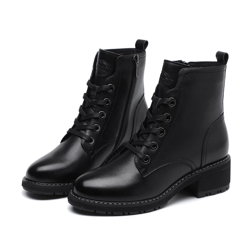 Ботинки AOKANG Retro Short Boots Black - изображение 3
