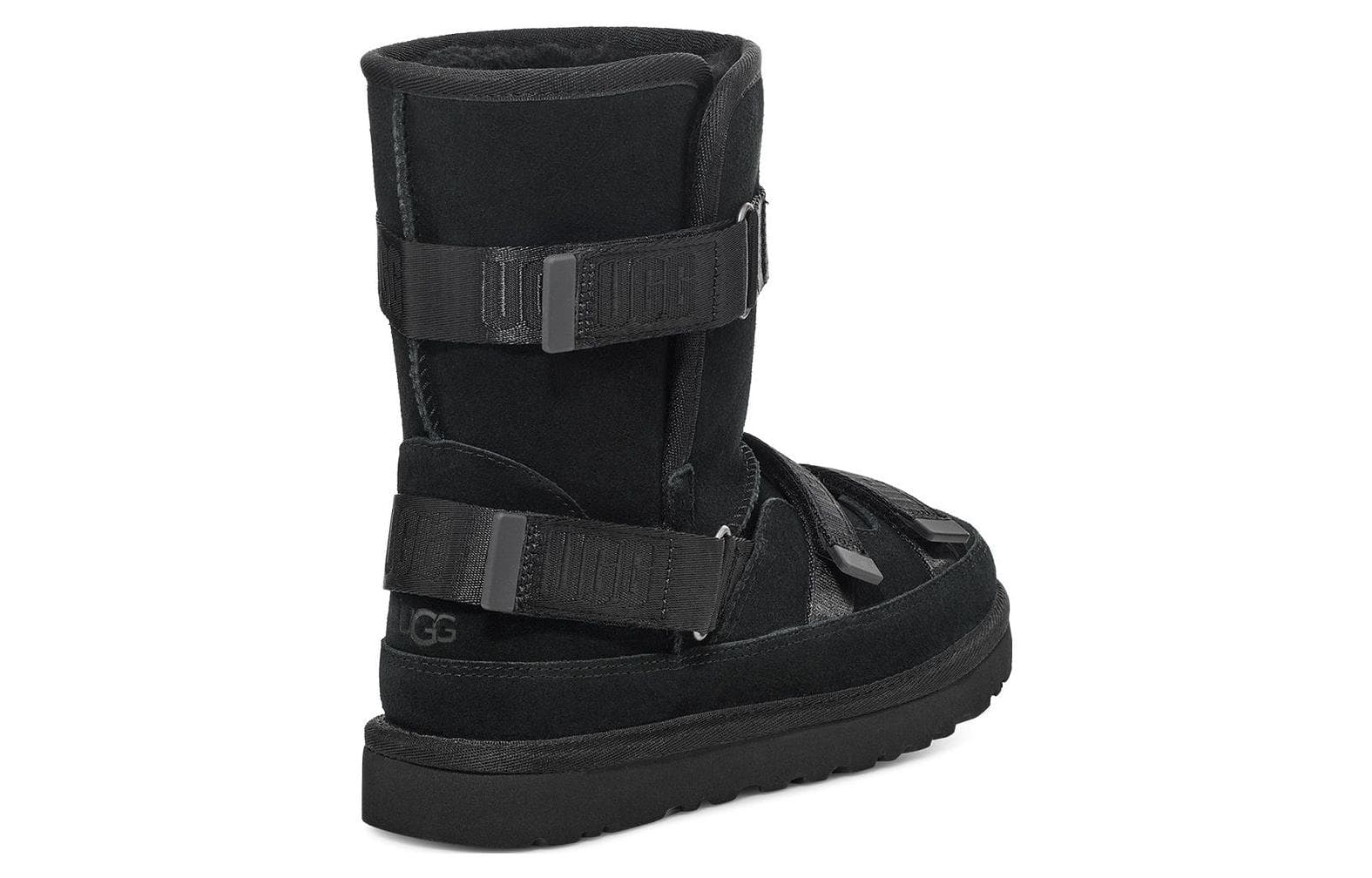 Ботинки зимние UGG Mid Snow Boots Black - изображение 4